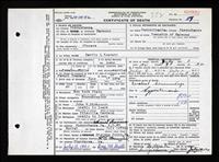 Seamans, Carrie I. (Dickenson) (Death Cert.)